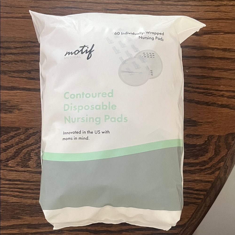 Brand new MOTIF Contoured Disposable Nursing Pads - 60 count new mom essential